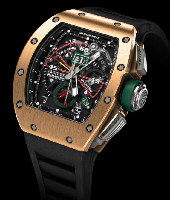 Replica Richard Mille RM 11-01 Automatic Flyback Roberto Mancini Rose Gold Watch